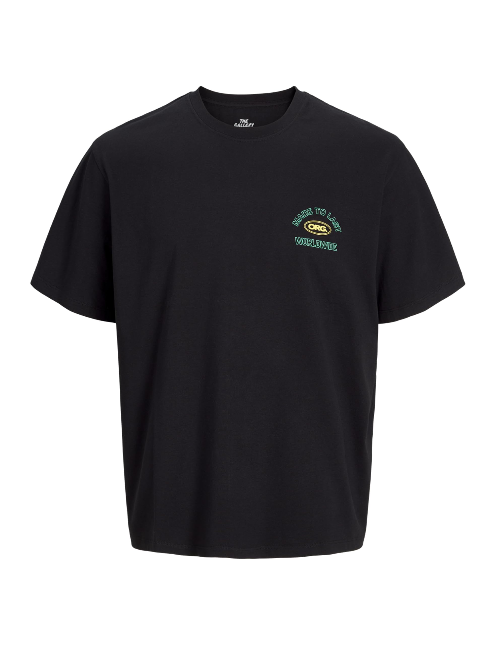 JACK & JONES Jorpartnership Tee SS Crew Neck Tg, Black, XL