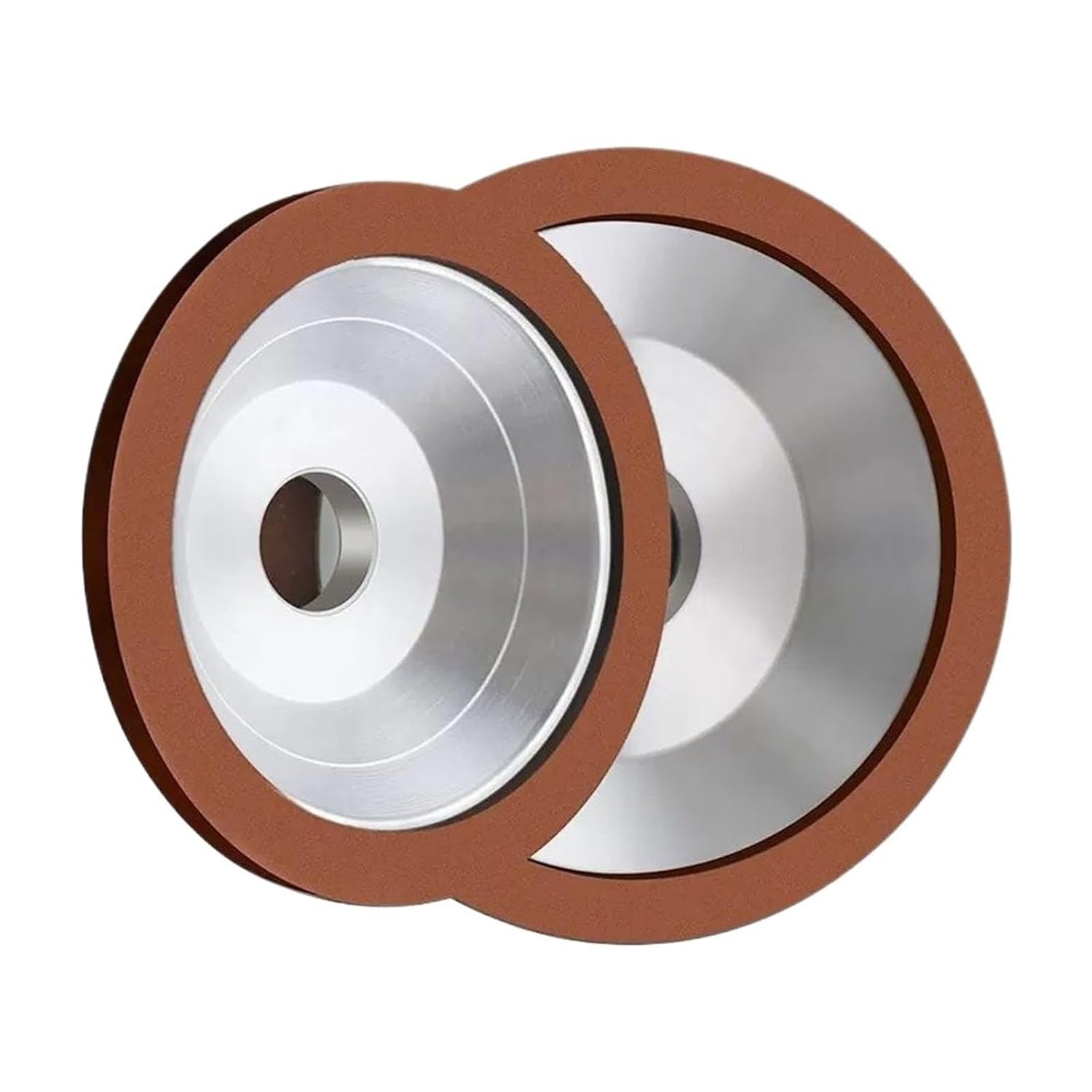Bowl Shaped Resin Bond Diamond Grinding Wheel for Knife Sharpeners - 100mm/125mm/150mm Sizes,1pc(80Grit D100x5x6mm)