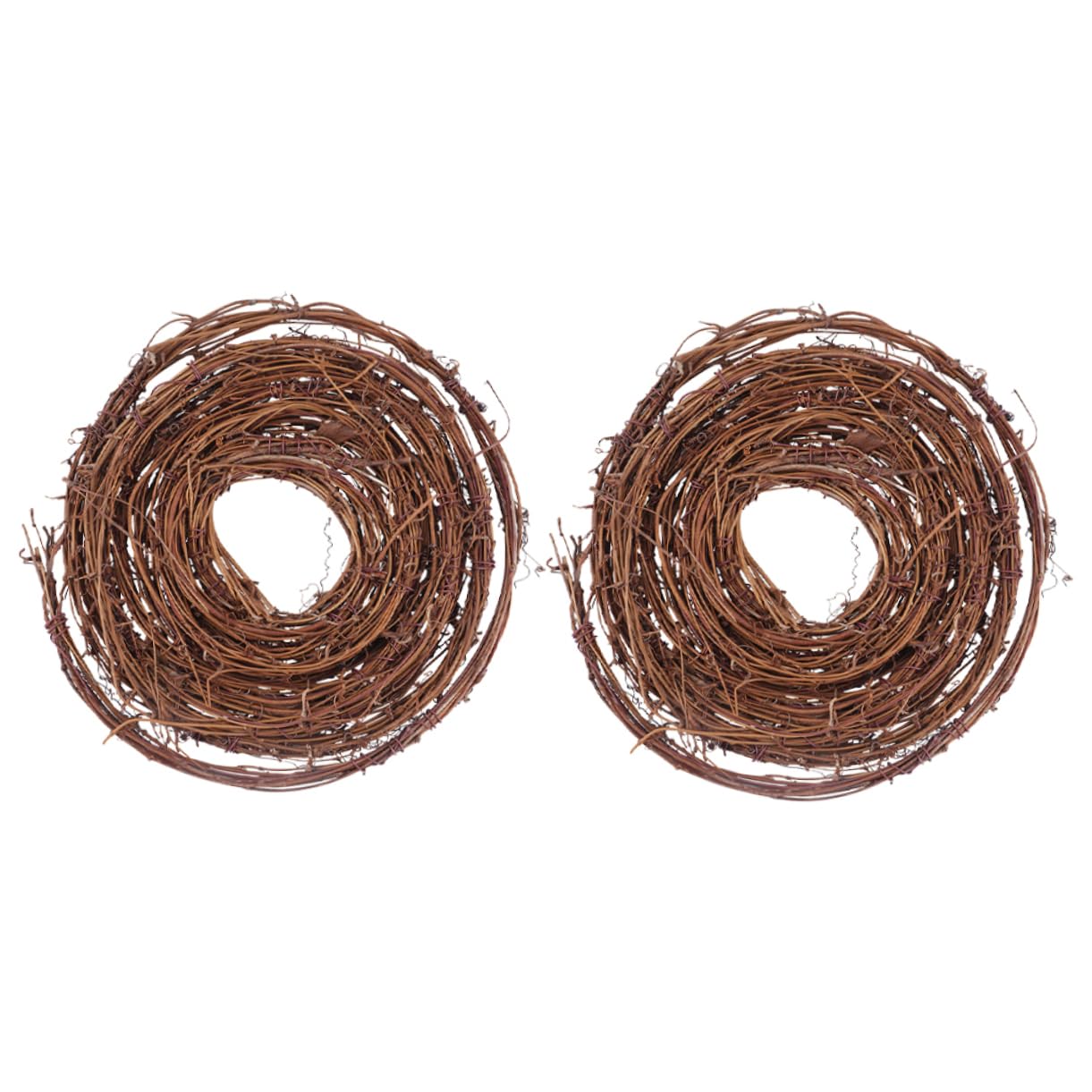 COLLBATH Ratán Natural para Manualidades y Bricolaje 4.6 m por Rollo De Vid Natural Decoración Navideña para Hogar y Fiestas Paquete De 2 Rollos