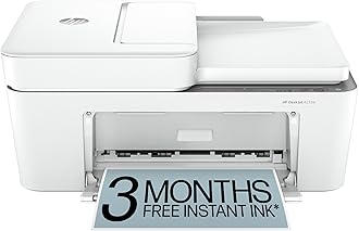 DeskJet 4255e Wireless All-in-One Color Inkjet Printer, Scanner, Copier, Best-for-home, 3 month Instant Ink trial included. This printer is only 2.4 ghz capable. AI-enabled (588S6A)