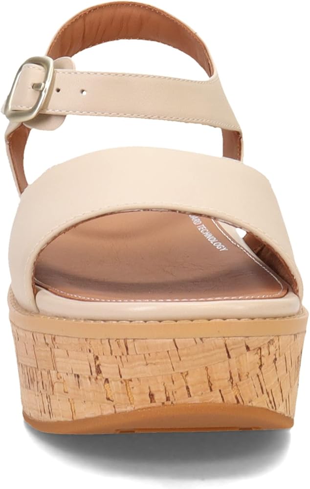 Amazon.com: FitFlop FT6A20-030 Eloise Cork-WRAP Leather Back