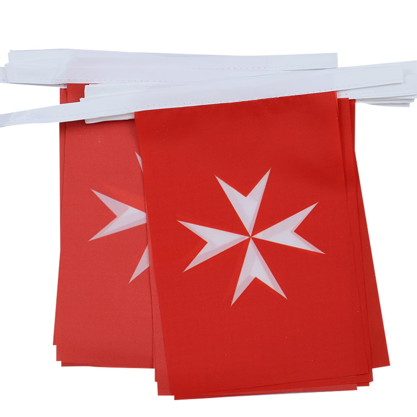 AZ FLAG Activity Order of Malta Bunting 20 ft 20 flags Light Polyester