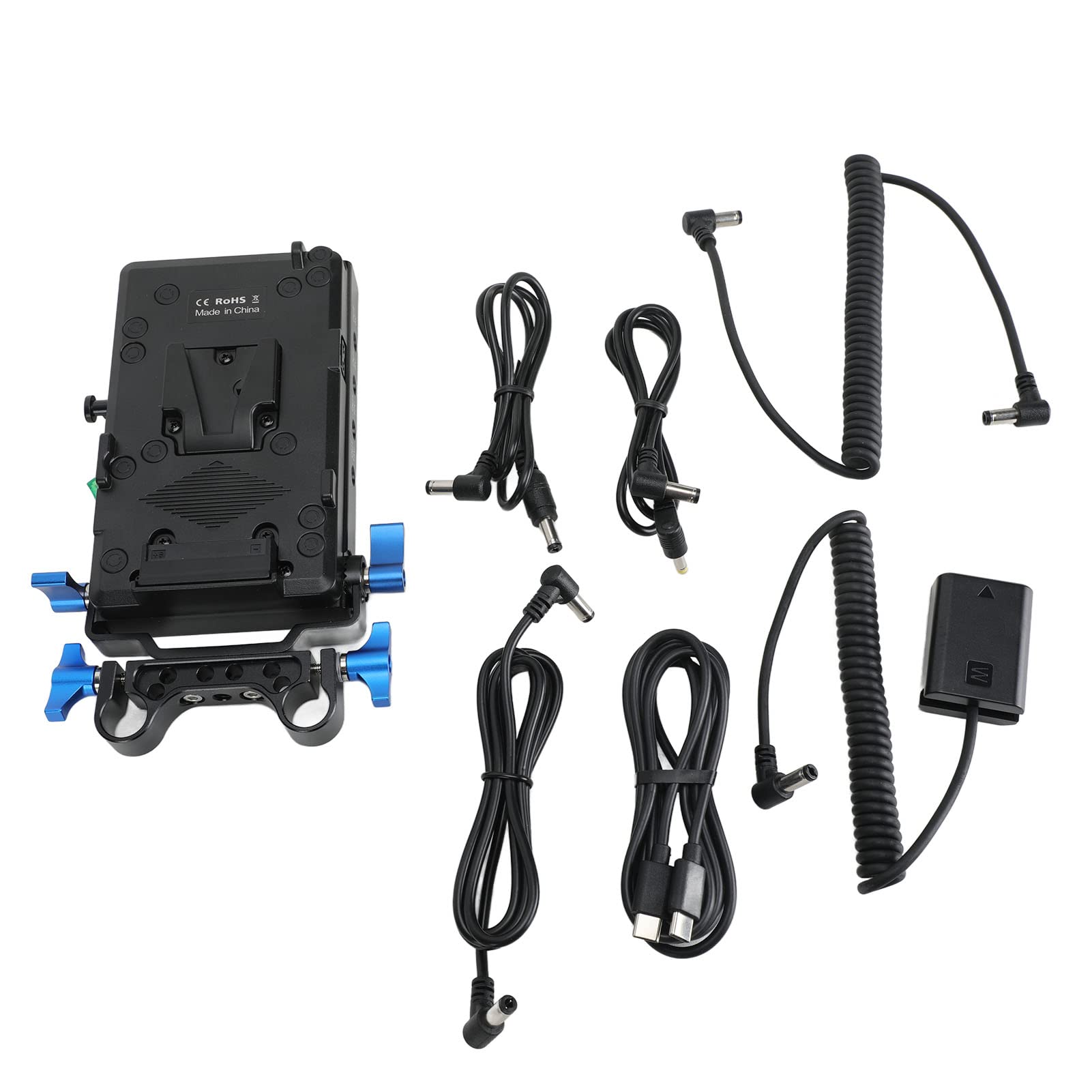 Placa de batería v-mount accesorio de fuente de alimentación para cámara A7S 15mm 8