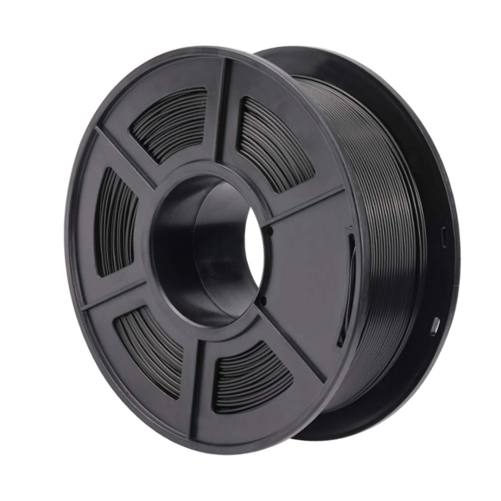 Hello Filament z nadrukiem PLA 1,75 mm, filament z nadrukiem 3D, bez pęcherzyków / bez wtyczki, czarny 1 kg