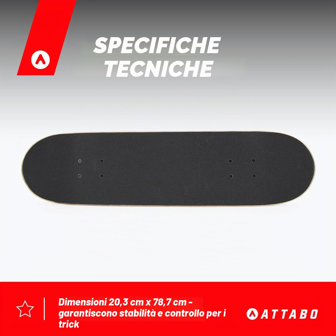 ATTABO Skateboard per adulti Ollie verde 8" x 31" – 9 strati in legno d'acero 5" assi in alluminio, ruote 52 x 36 mm, cuscinetti a sfera ABEC-7, tavola antiscivolo per trucchi e tempo libero