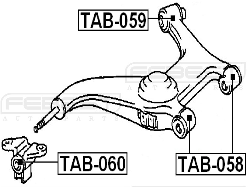 Amazon.com: 48720-28071/4872028071 - Arm Bushing Rear Arm For 
