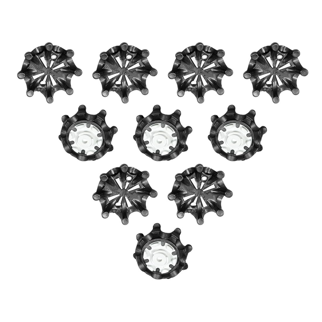 Clavos de golf, Paquete de 10 clavos antideslizantes para zapatos de golf
