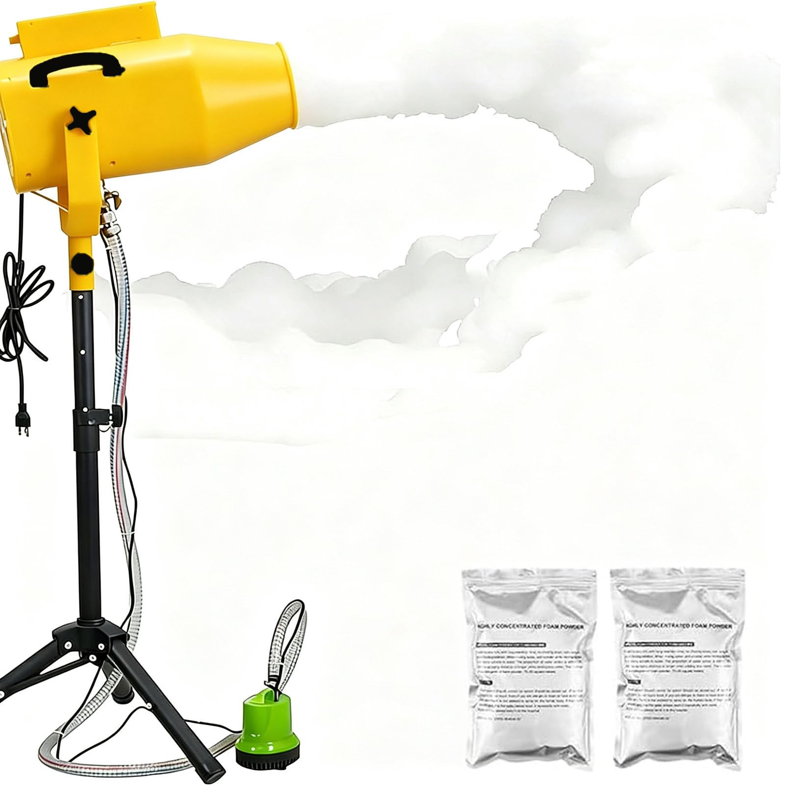 Macchina per Schiuma da 1000 W con Effetto Getto Yellow-220V