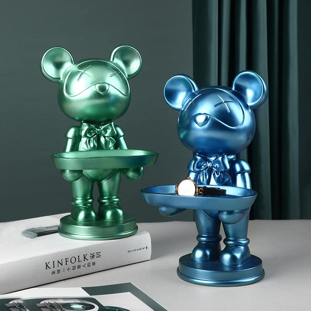 UDRJU Statua Adornos De Escultura De Almacenamiento De Ratón De Miel Decoración del Hogar-B