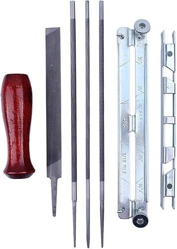 Miniatura 4 de Para 3/16 "0.189 in 7/32" 0.217 in 5/32" 0.157 in redondo plano afilado afilado afilado fuerza archivos titular mango kit motosierra cadena