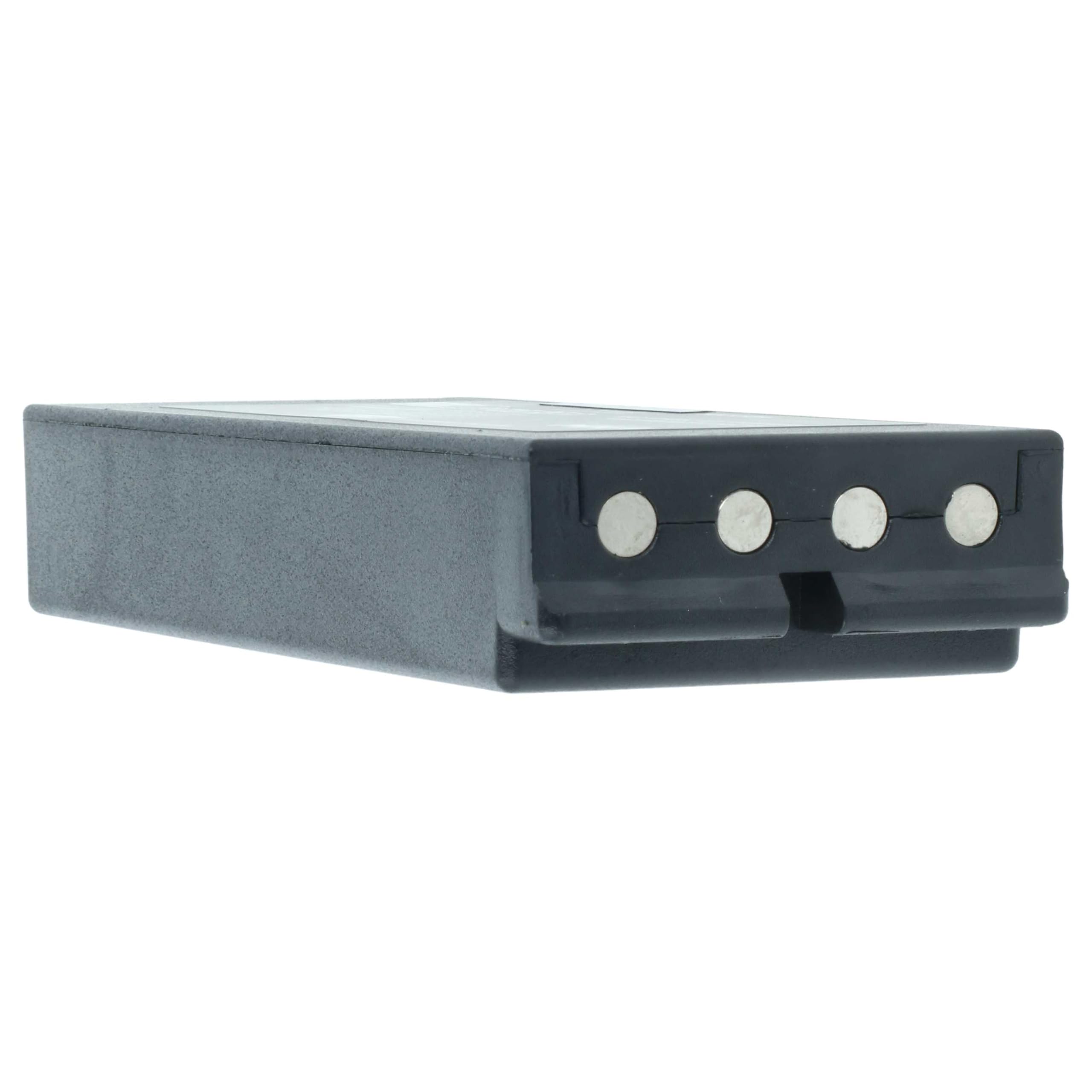 vhbw 2X batería reemplaza Ikusi BT24IK, BT20K, 2305271 para Mando a Distancia Industrial (2500 mAh, 4,8 V, NiMH) - Negro
