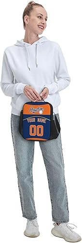 Miniatura 7 de INAOO Mochila Houston Bolsas Personalizadas Regalos para Hombres, Mujeres Jóvenes, azul marino (Navy 03)