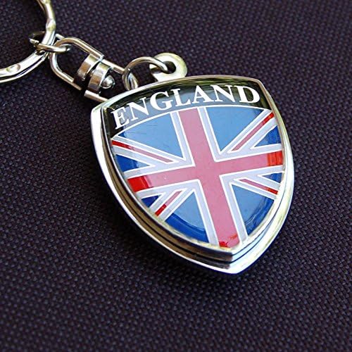 Amazing England GB Great Britain UK United Kingdom Show Quality Metal Decorative Keychain 1.7" Tall
