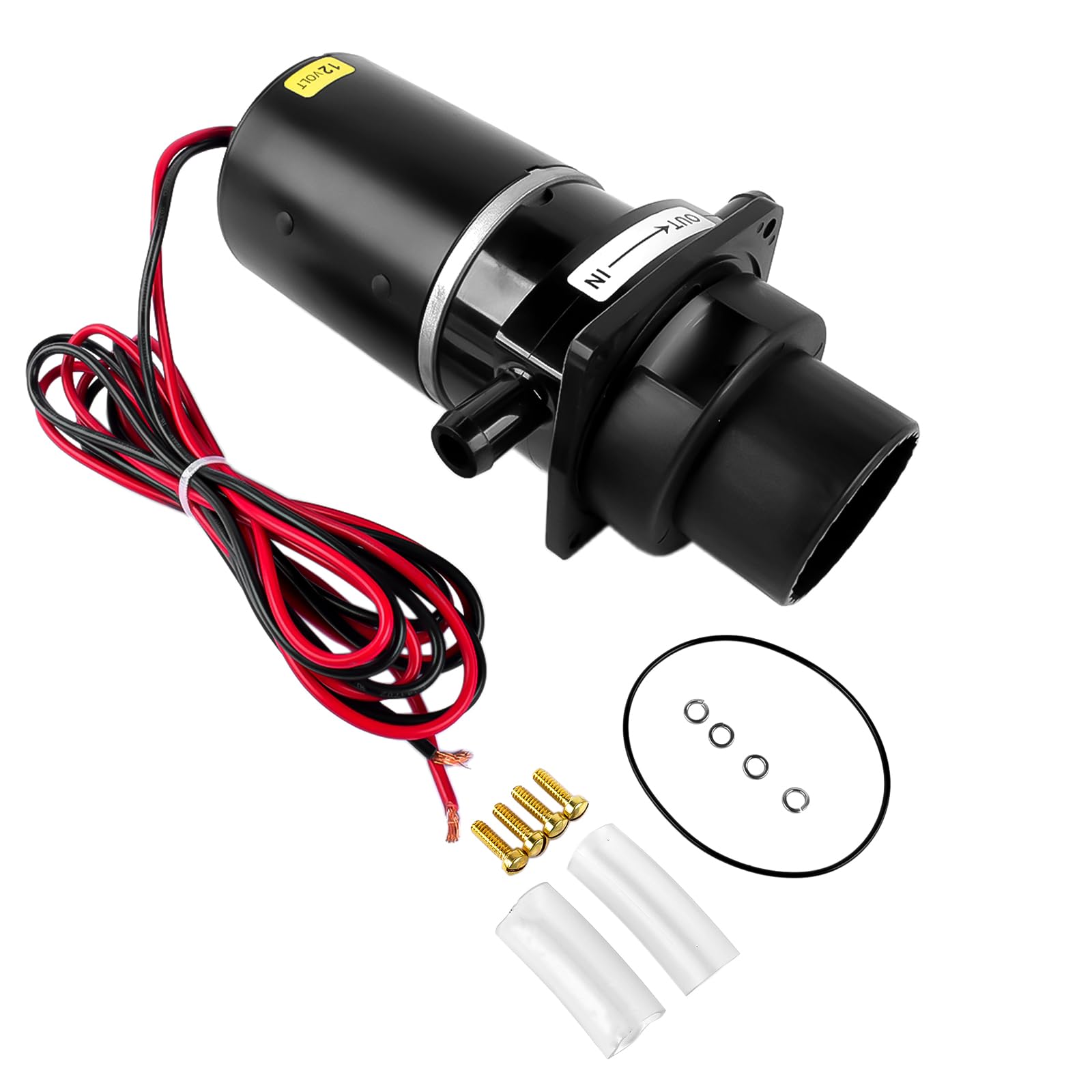 37041-0010 Kit di montaggio secondario per maceratore elettrico marino per WC elettrico di ricambio per Jabsco 37010-Series 12 Volt motopompa per bagni marini e camper
