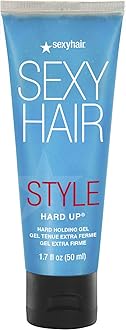SexyHair Style Hard Up Hard Holding Gel Travel Size, 1.7 Oz | Extreme Hold | Non-Flaking Formula | All Hair Types