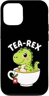 Tea Rex Design for Kids Boys Girls Tea Drinker Tea Rex Case for iPhone 12/12 Pro