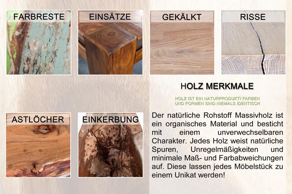 invicta INTERIOR 2er Set Beistelltische Würfel MAKASSAR Sheesham Stone Finish Couchtische Satztische Würfeltische Tischwürfel Holztische Tischset