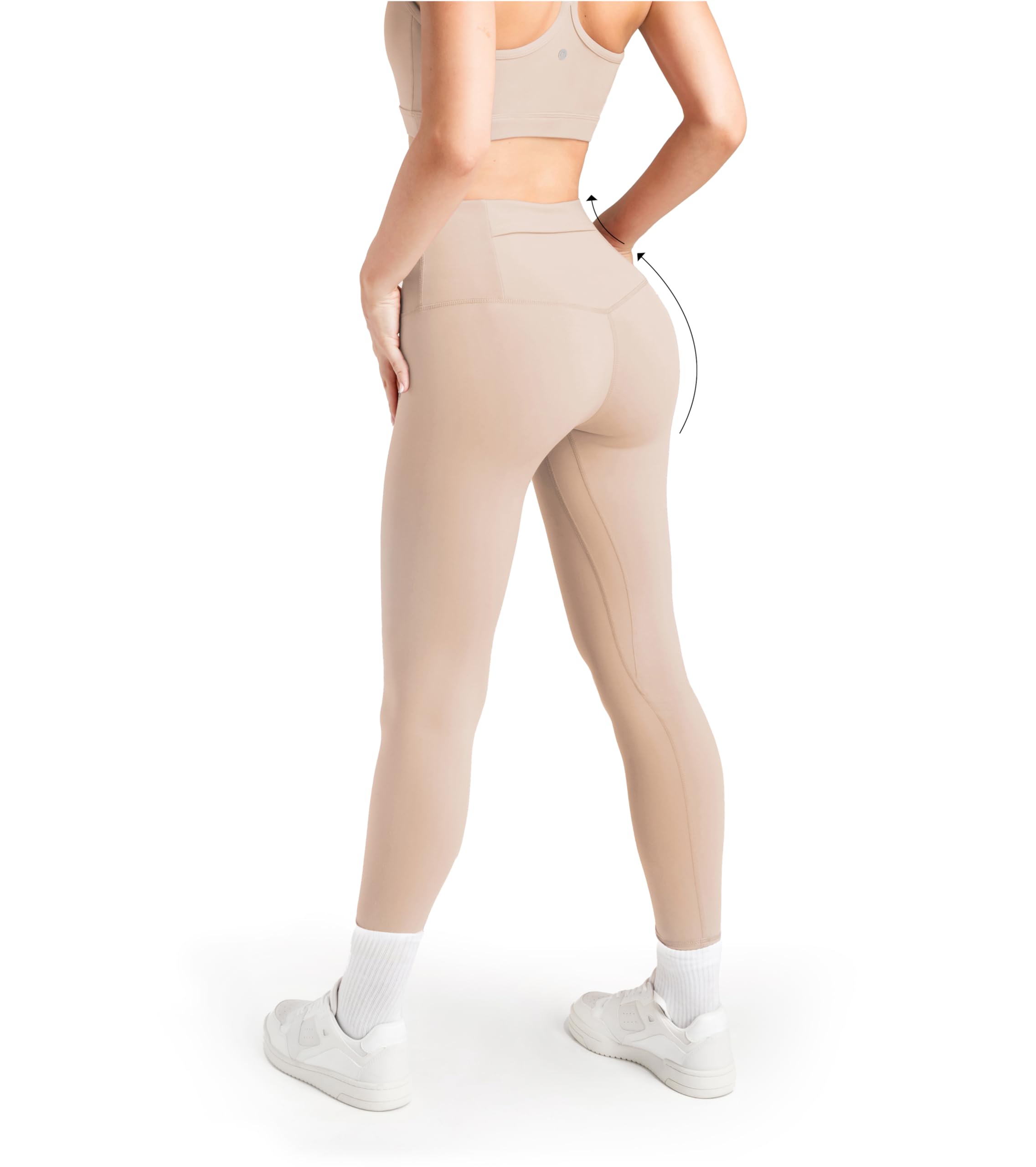 Leggings Souples à Taille Haute pour Femmes - Leggings de Yoga Épais Non Transparents avec Contrôle du Ventre, Leggings pour Cyclisme, Entraînement, Yoga