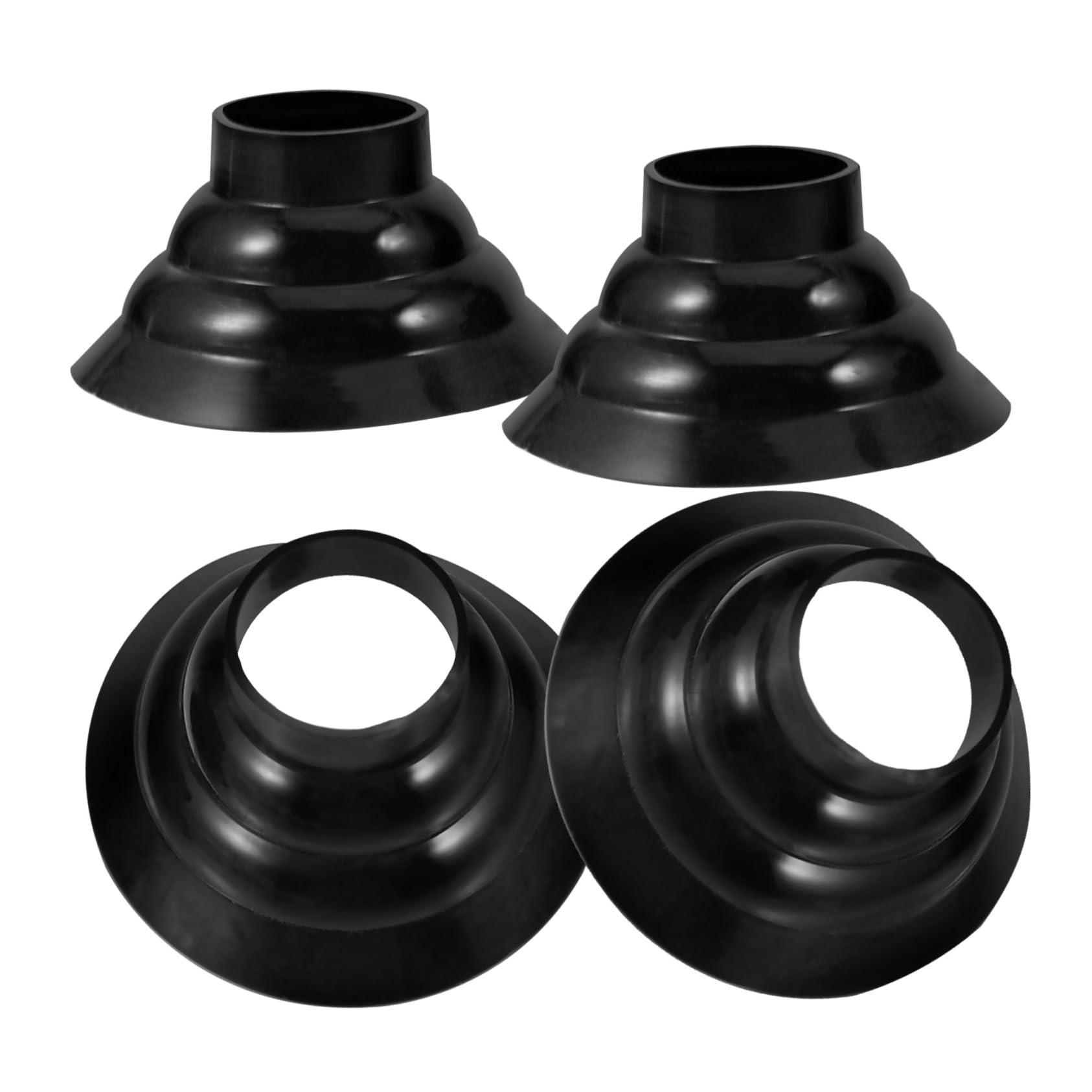 Didiseaon 4Pcs Slip Walking Stick Tips Durable Replacement Covers for Canes Non Skid Foot Protectors for Seniors Fit for Walking Sticks and Crutches