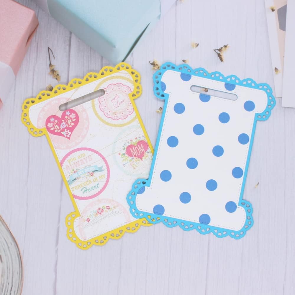 KSCRAFT Heart Border Ribbon Organizer Tags Metal Cutting Dies Stencils for DIY Scrapbooking/Photo Album Decorative Embossing DIY Paper Cards image 3