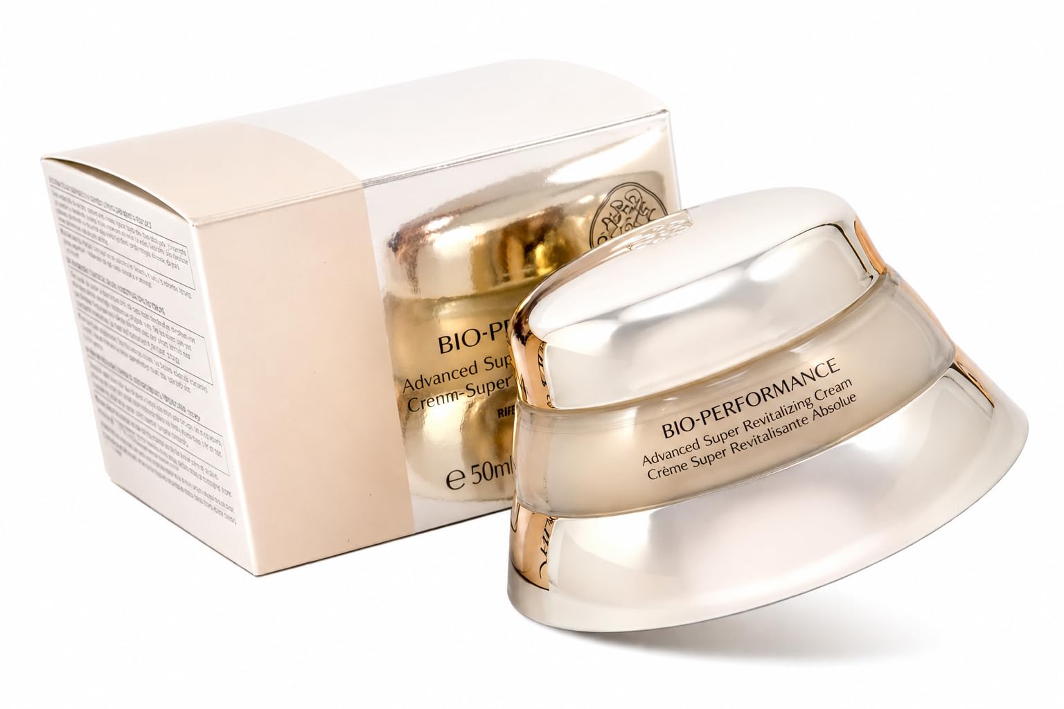 Bio-Performance Crema Super Rivitalizzante Avanzata Assoluta 50 ml, Crema Viso Idratante Anti-Età
