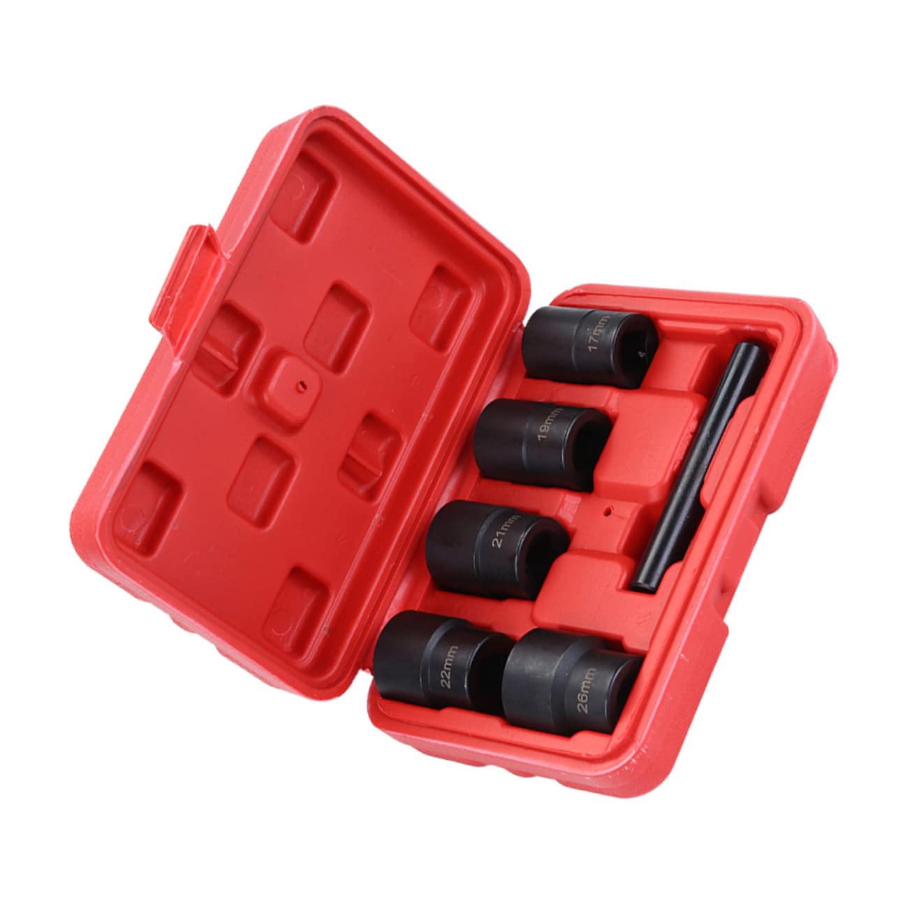 Juego de 6 Llaves de Vaso Antideslizantes para Tuercas, para extraer Pernos oxidados y dañados, Kit de Herramientas de reparación mecánica duraderas para extraer 17 Pernos.