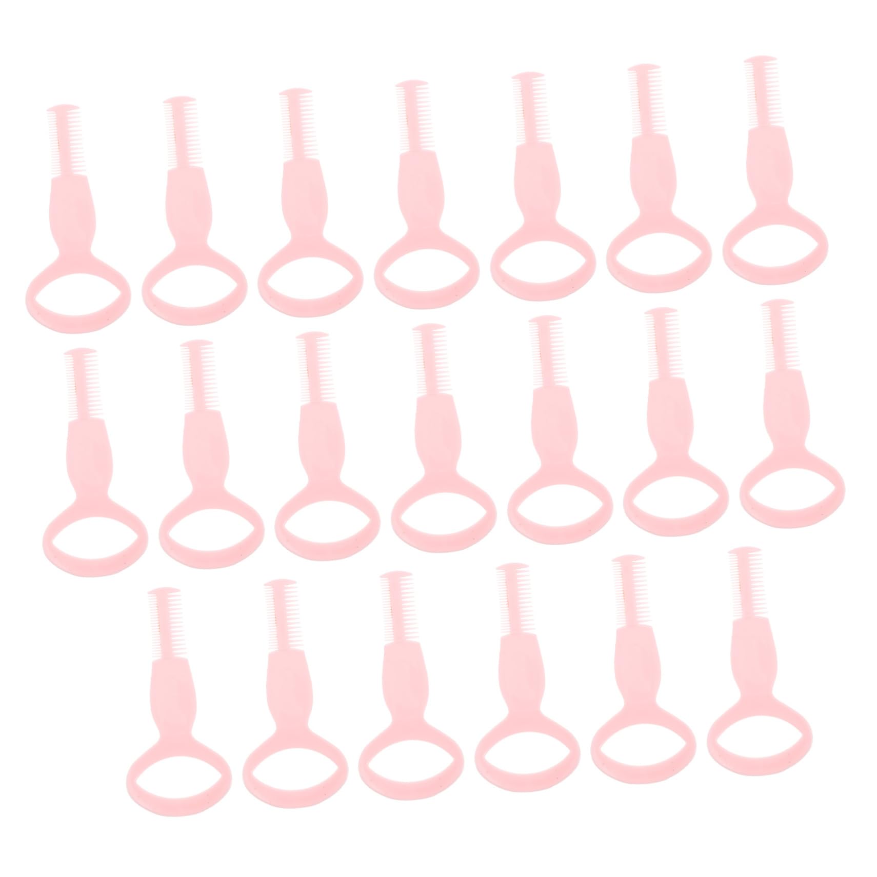 Healeved Mascara Guard Applicator Set 20pcs Pp Material Eyelash Tools for Quick Easy Makeup Random