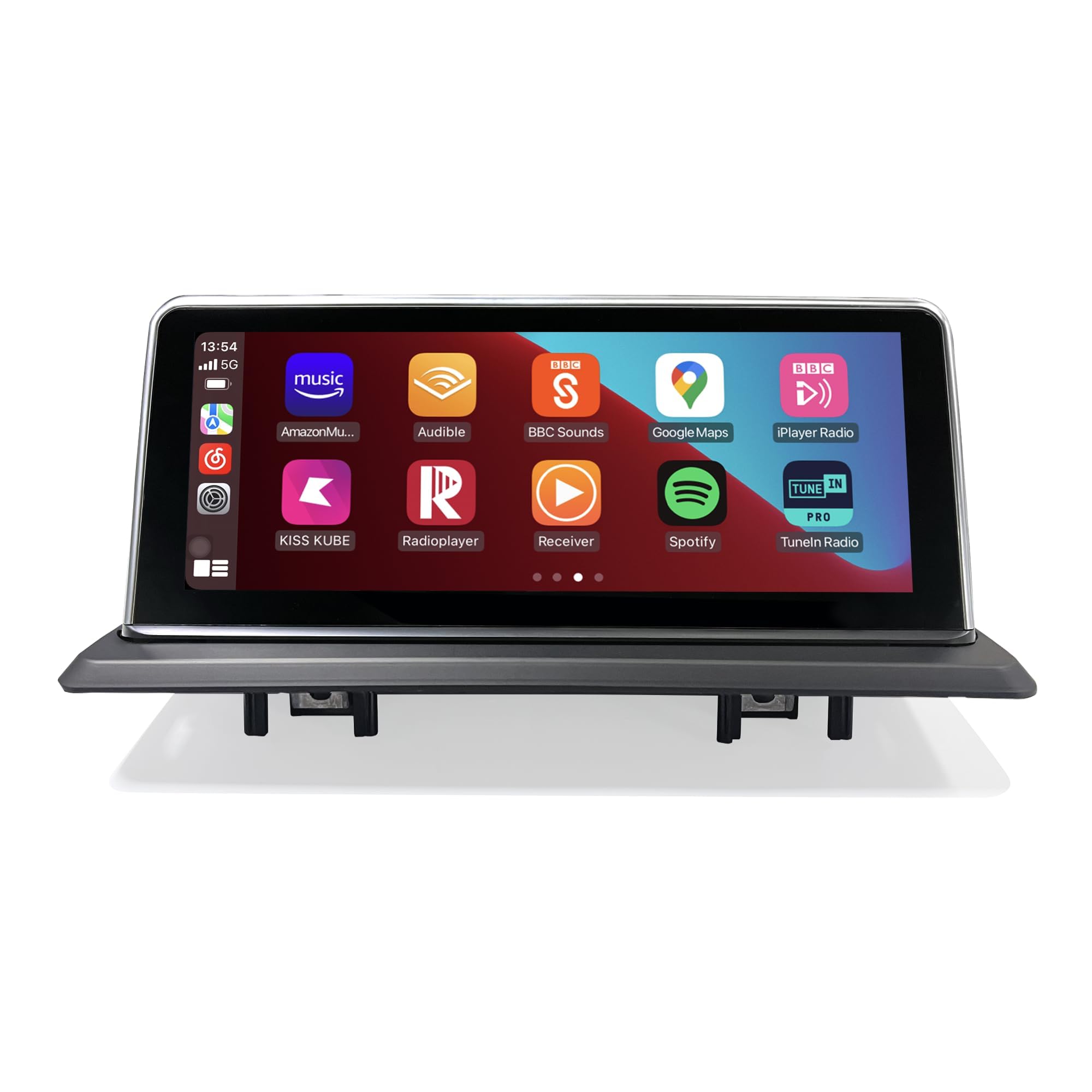 Ekran Android 10,25 do BMW serii 1 E81 E82 E87 E88 CCC, CarPlay Wireless Android Auto, lustrzane odbicie ekranu, podzielony ekran, Wi-Fi, muzyka, telewizor, nawigacja, kamery samochodowe, Netflix