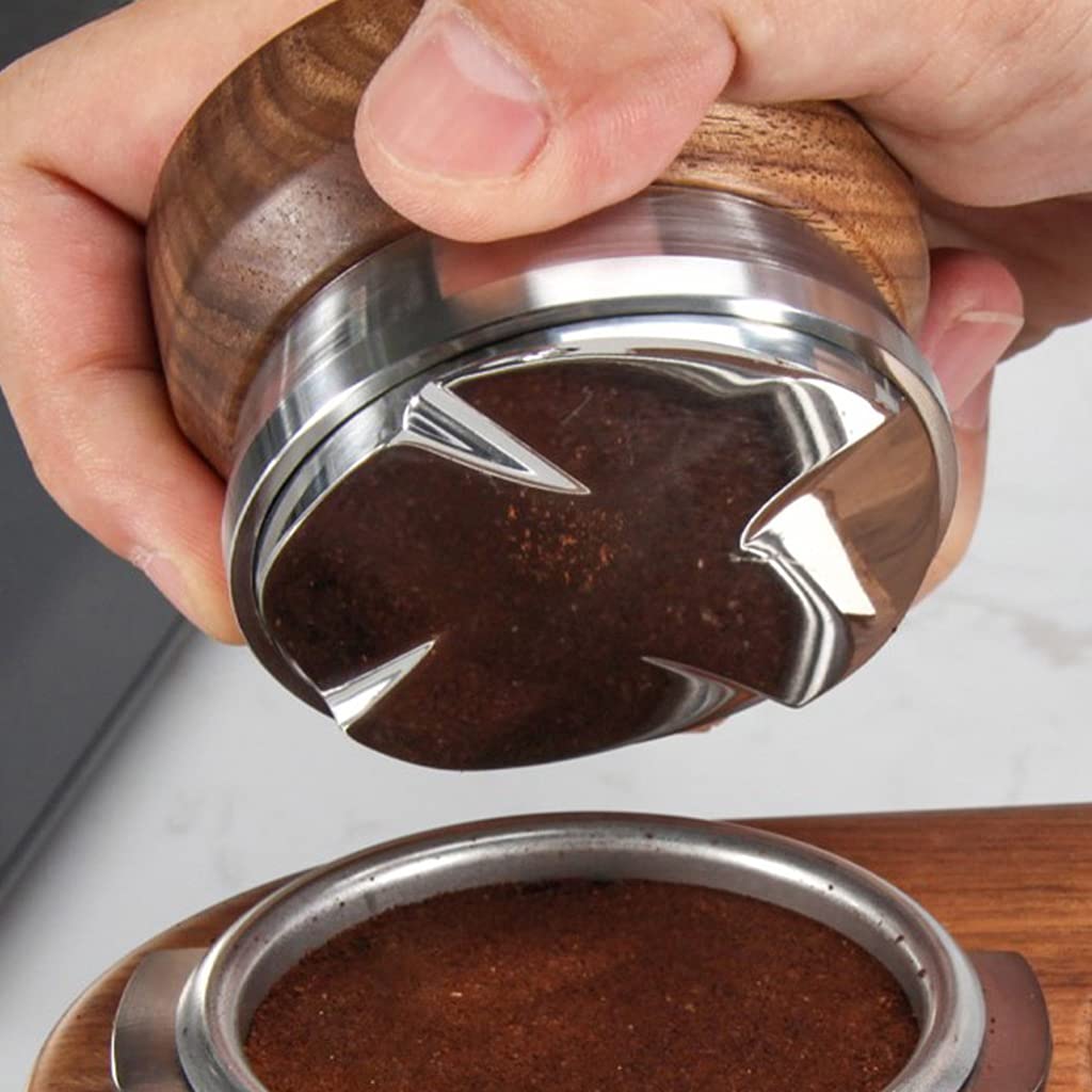 Juego de 1 distribuidor de café expreso para nivelador de palma, herramienta de madera