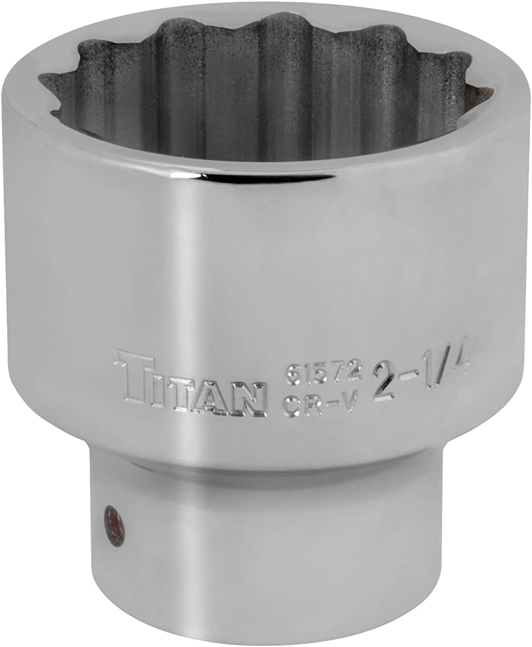 Titan 61572 1-Inch Drive x 2-1/4-Inch 12-Point SAE Socket