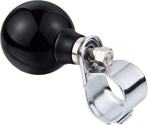 Miniatura 10 de Abfer Manija eléctrica giratoria 8 bolas suicida perilla asistencia de conducción para la mayoría de automóviles, camiones, tractores, barcos,