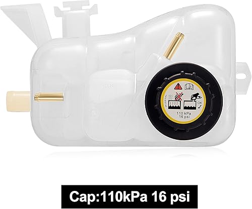 Miniatura 2 de EVIL ENERGY Tanque de depósito de refrigerante con tapa, compatible con Taurus 2000-2007 Mercury Sable 3.0L V6, repuesto para 603-203