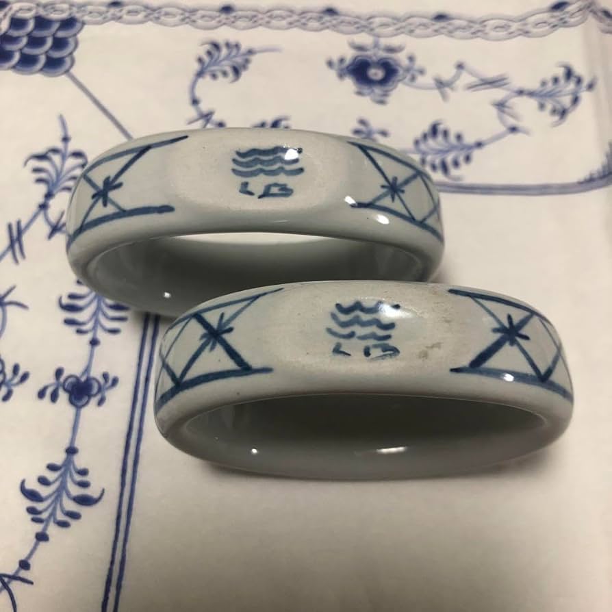 希少　ロイヤルコペンハーゲン　ナプキンリング　2個　トランクェーバー　特典2点付 希少 ロイヤルコペンハーゲン ナプキンリング 2個 トランク