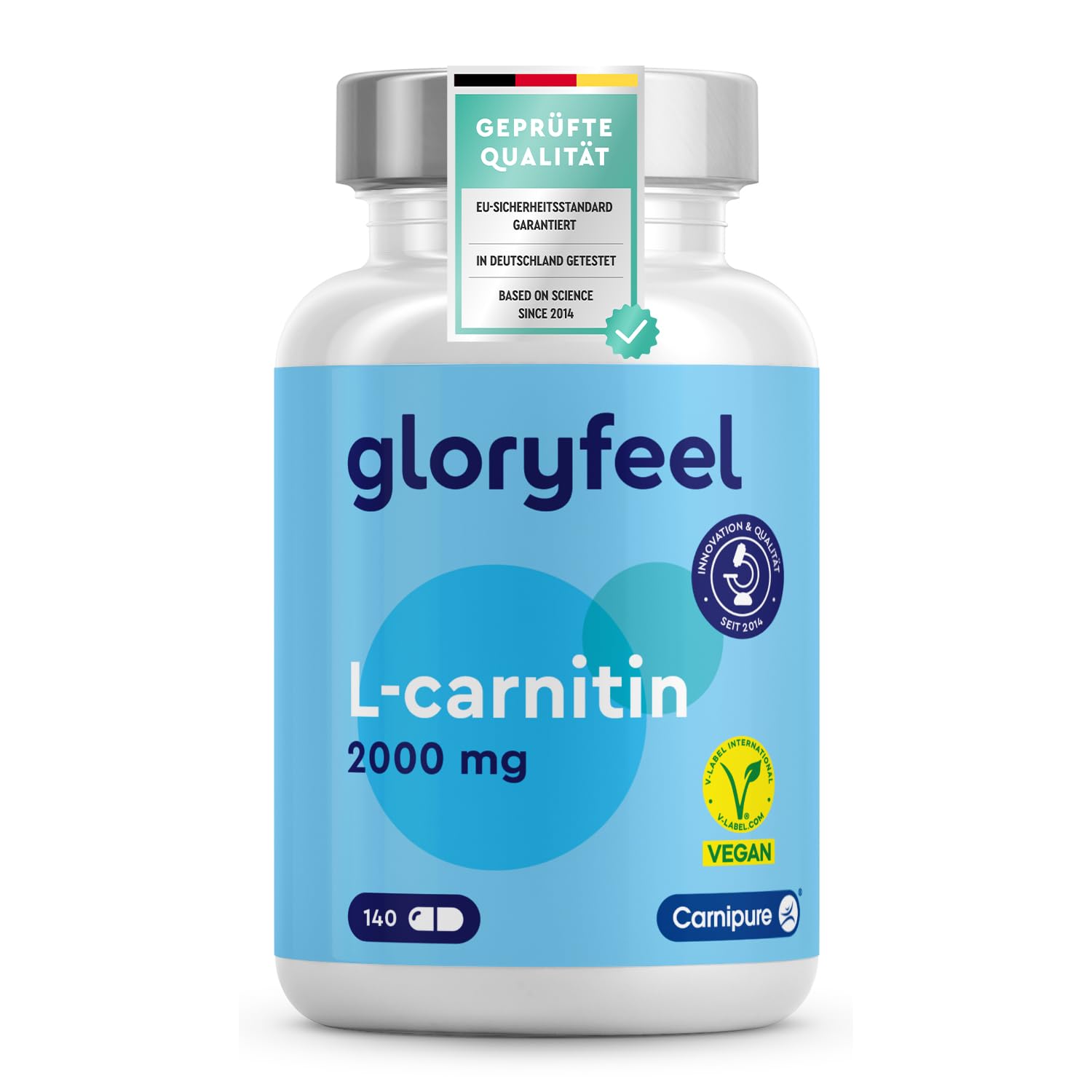 Good For You L-carnitina Lonza Quality Carnipure 120 Capsule, Quamtrax,  Supliment Made In Germany Supplement