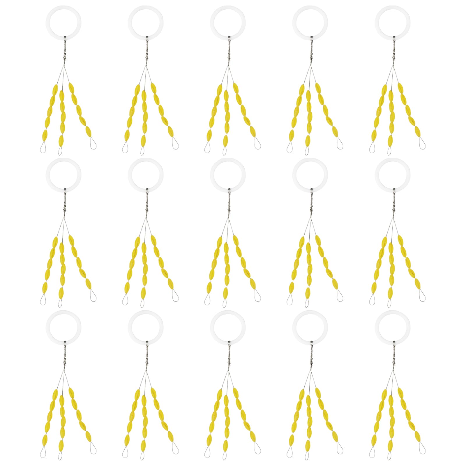 AS Axis Spindleon 15PCS Fishing Float Stops For Securing Wagglers Used as Buffer for Various Fishing Tackle (Small)