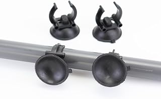 4PCS Black Aquarium Suction Cups for PVC Turtle Basking Platform