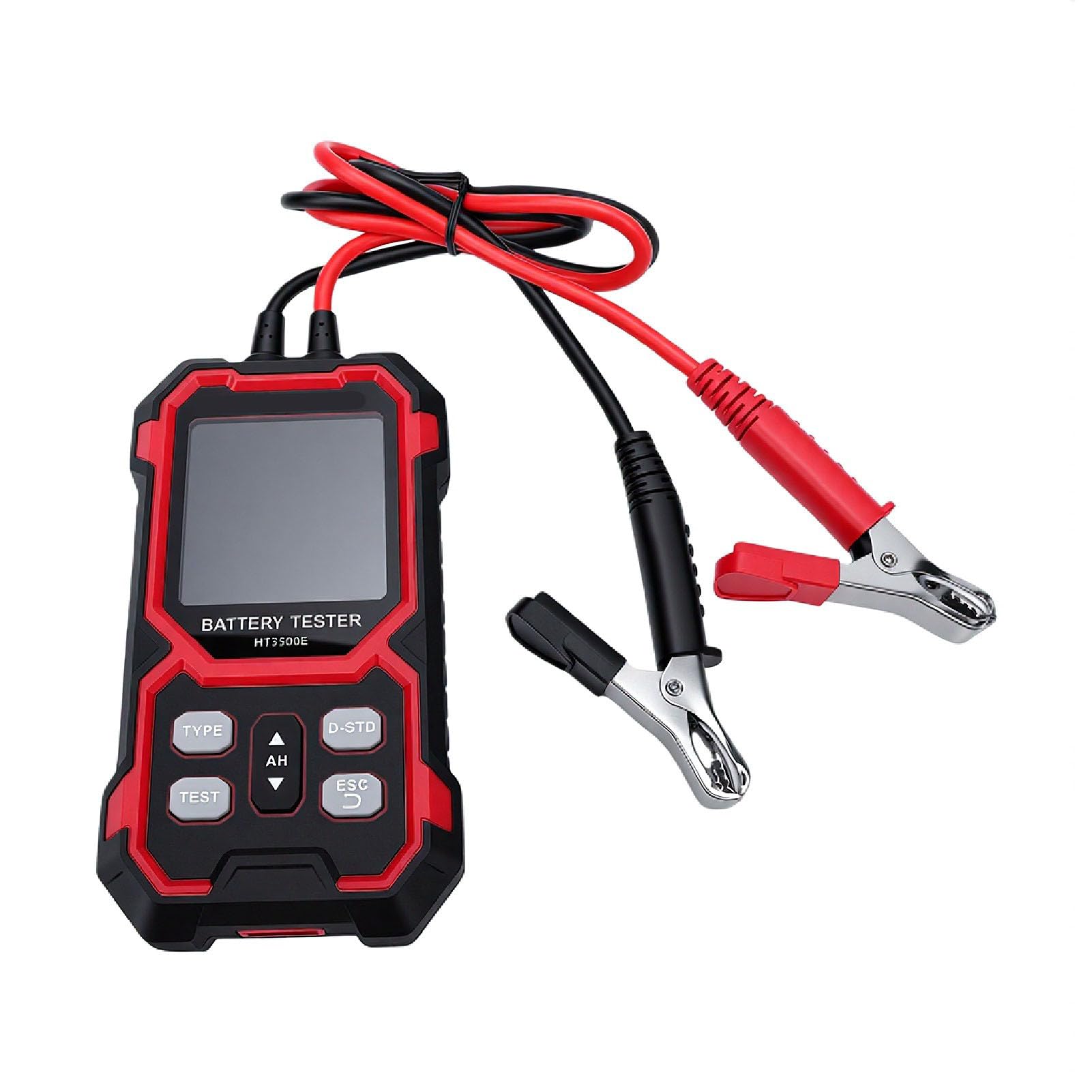 Fafeicy Analyseur de Batterie Numérique 50 à 2000 CCA, Testeur de Batterie pour Voitures, Camions, SUV, Camping-car, Bateaux, Motos, Tondeuses à Gazon, Voiturettes de Golf 12 V 24