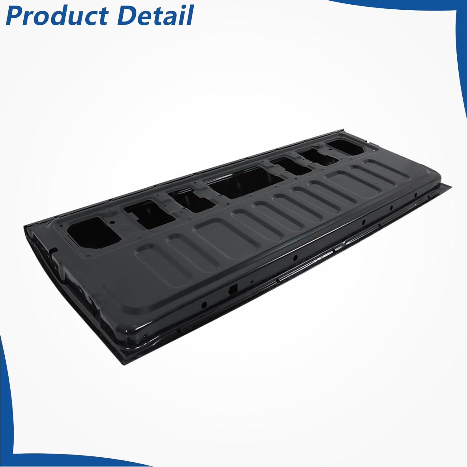 WFLNHB Rear Trunk Bed Tailgate Tail Gate Shell Black Replacement for Toyota Tundra Pickup 2007-2013 TO1900112 657000C072