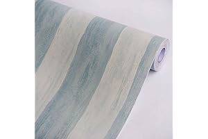 Light Blue Self-Adhesive Wallpaper Stripes for Effortless Wall Decor
