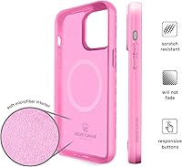 Vista 6 de VELVET CAVIAR Funda para iPhone 15, compatible con MagSafe, probada contra caídas de 10 pies, fundas protectoras de diseño, leopardo color rosa
