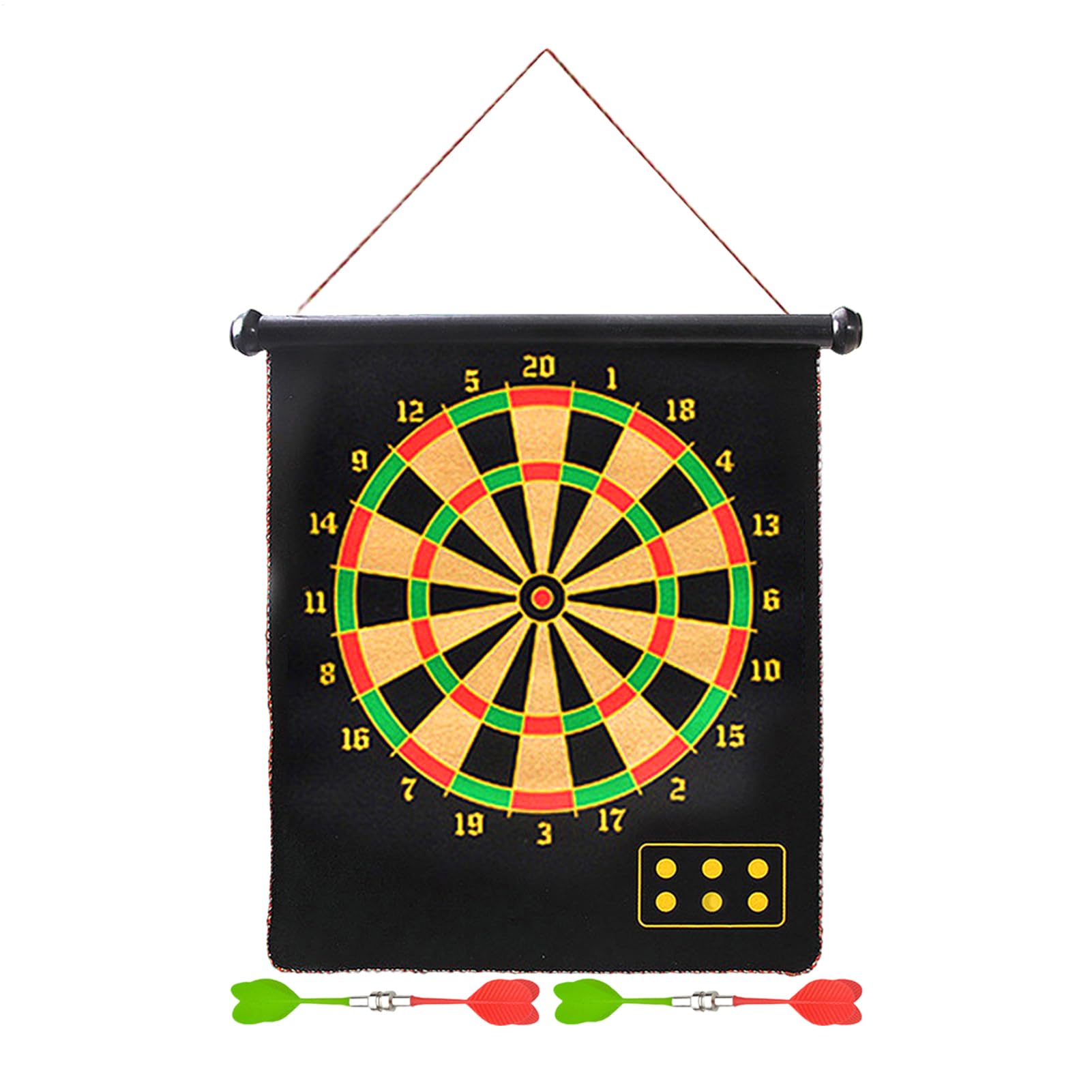 Kids Dart Board, Dart Board für Kinder - Party Play Game Indoor Outdoor,Magnetisches Dartboard doppelseitiges -Brettspiel für Kinder Erwachsene im Innen- und Außenbereich