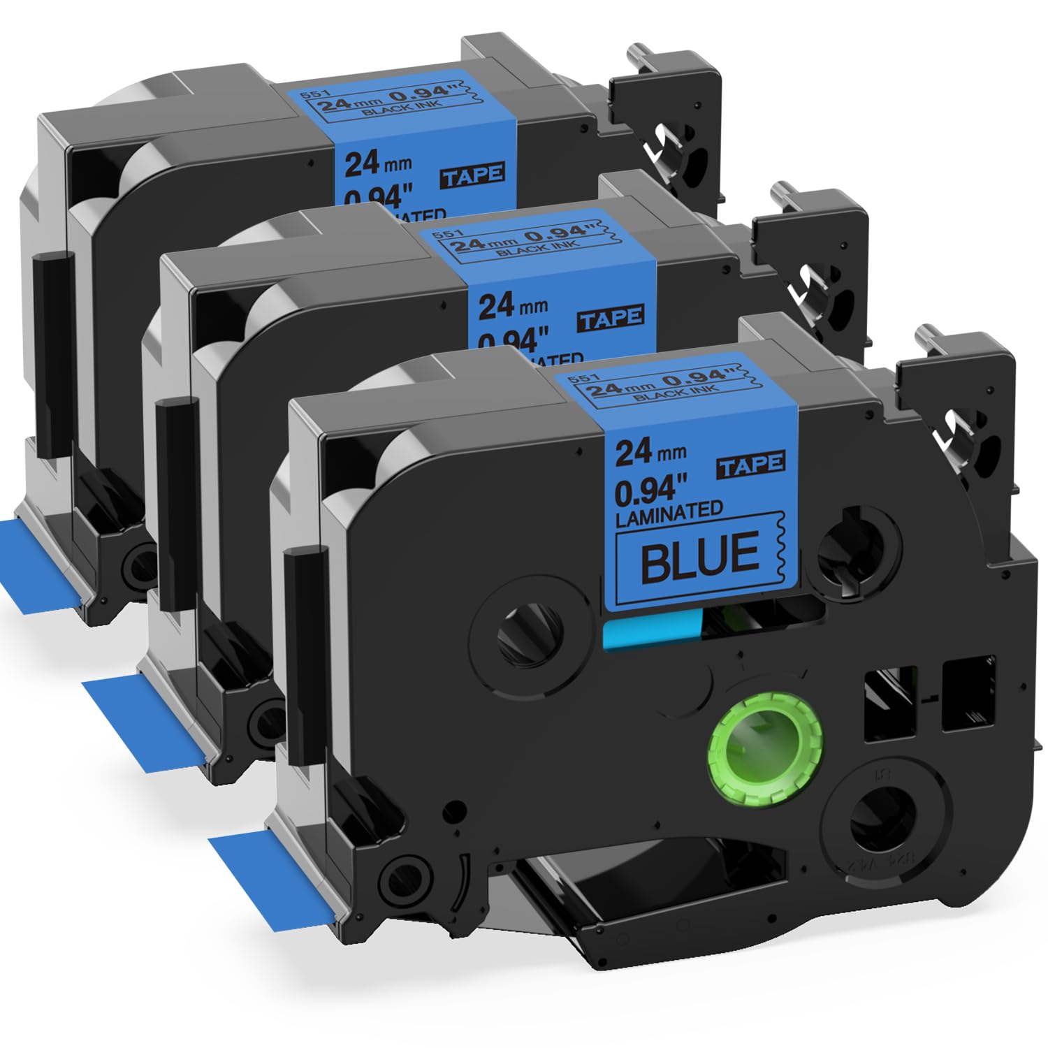 Amazon.com: Label KINGDOM 24mm Blue Label Tape Replacement