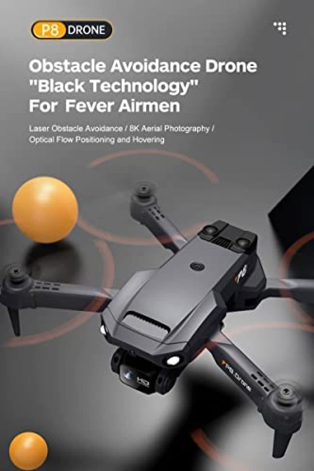 Dron Dla Dorosłych, Zdalnie Sterowany Dron Z Kamerą Esc 8K, Transmisja W Czasie Rzeczywistym 5G, Inteligentne Unikanie Przeszkód, Mini Dron Z Inteligentnym Śledzeniem, Optyczne Pozycjonowanie Prze