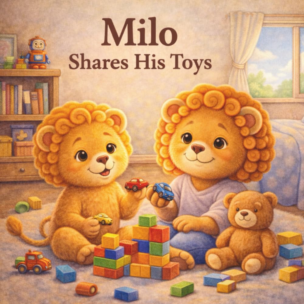 Milo Shares His Toys: A Gentle Story About Sharing and Kindness for Kids (Milo Emotional Skills Series)