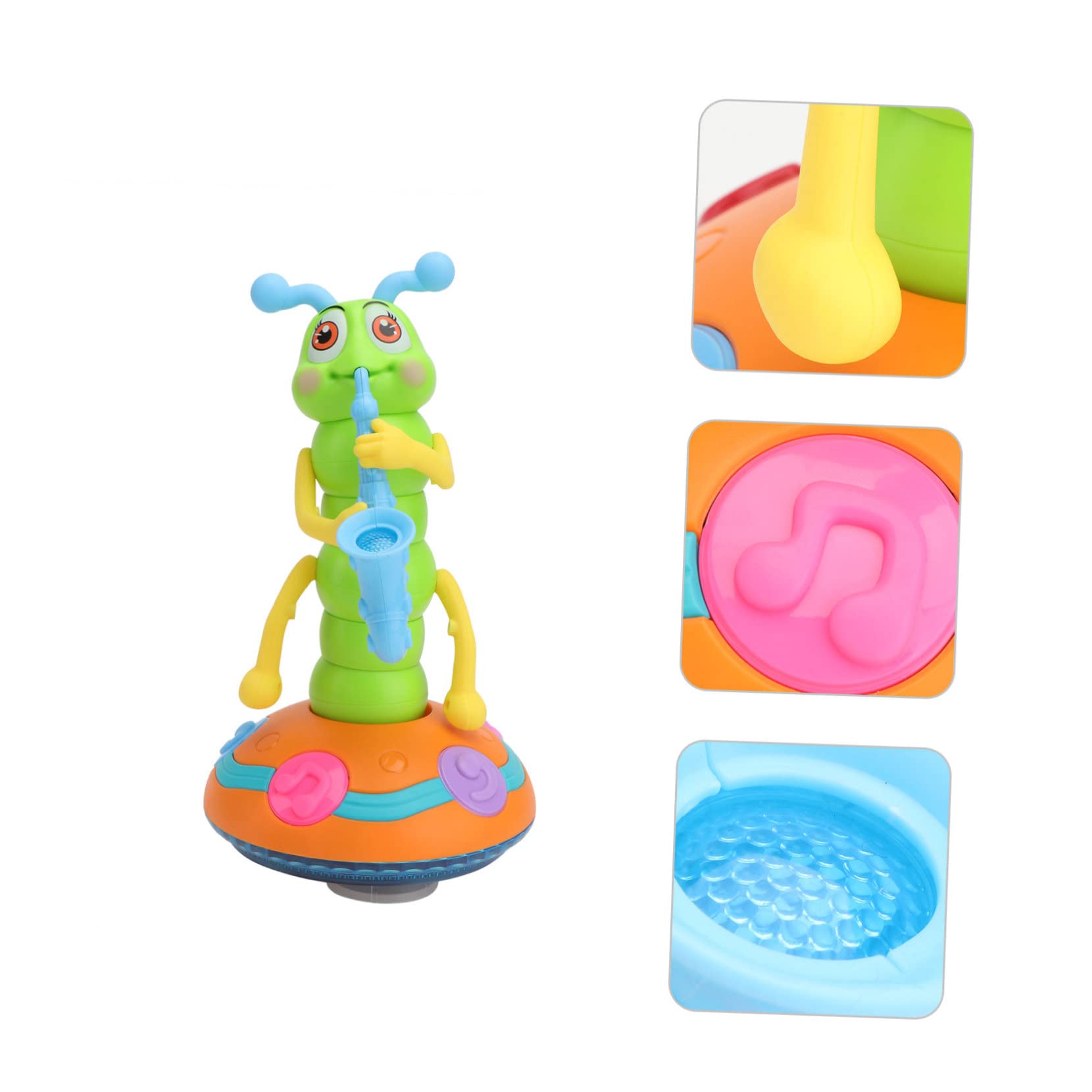 Juguete Musical de Oruga Abs 1 Pieza Luz para Niños