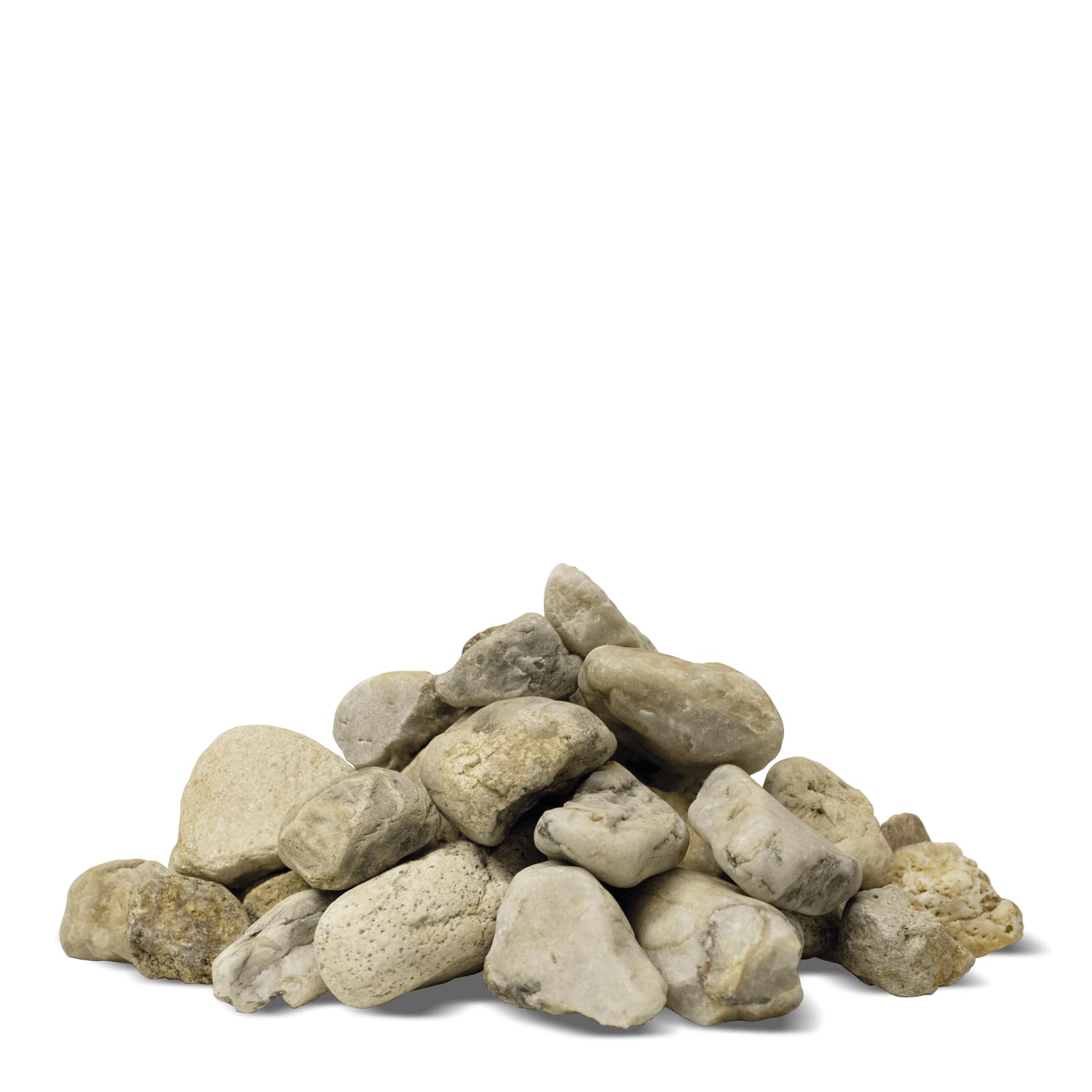 Buntkies Zierkies Edelkies Gartenkies Quarzkies Dekosteine Ziersteine Kieselsteine Flusskiesel Steine Kies Bunt 16-32mm 500kg BigBag / 1 Palette