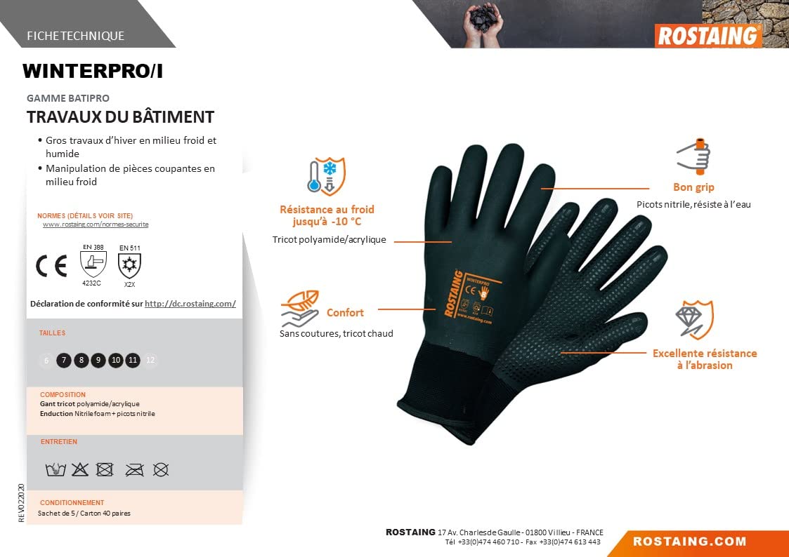 Paire De Gants ATG MaxiDry Oil Taille 9