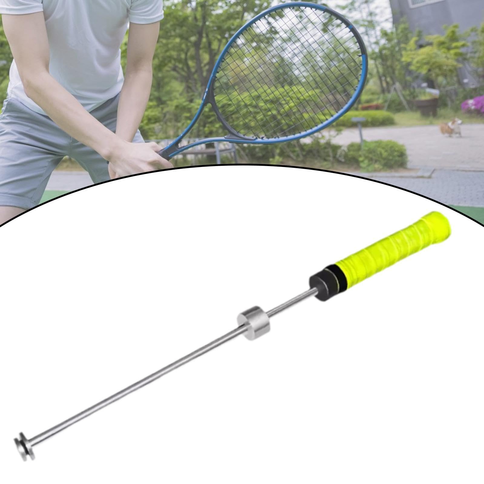 Homyl Tennis Swing Bastone Allenamento Tennis Postura Correttore Allenatore Swing con Sonoro Funzione Elasticità Adatto per Principiant