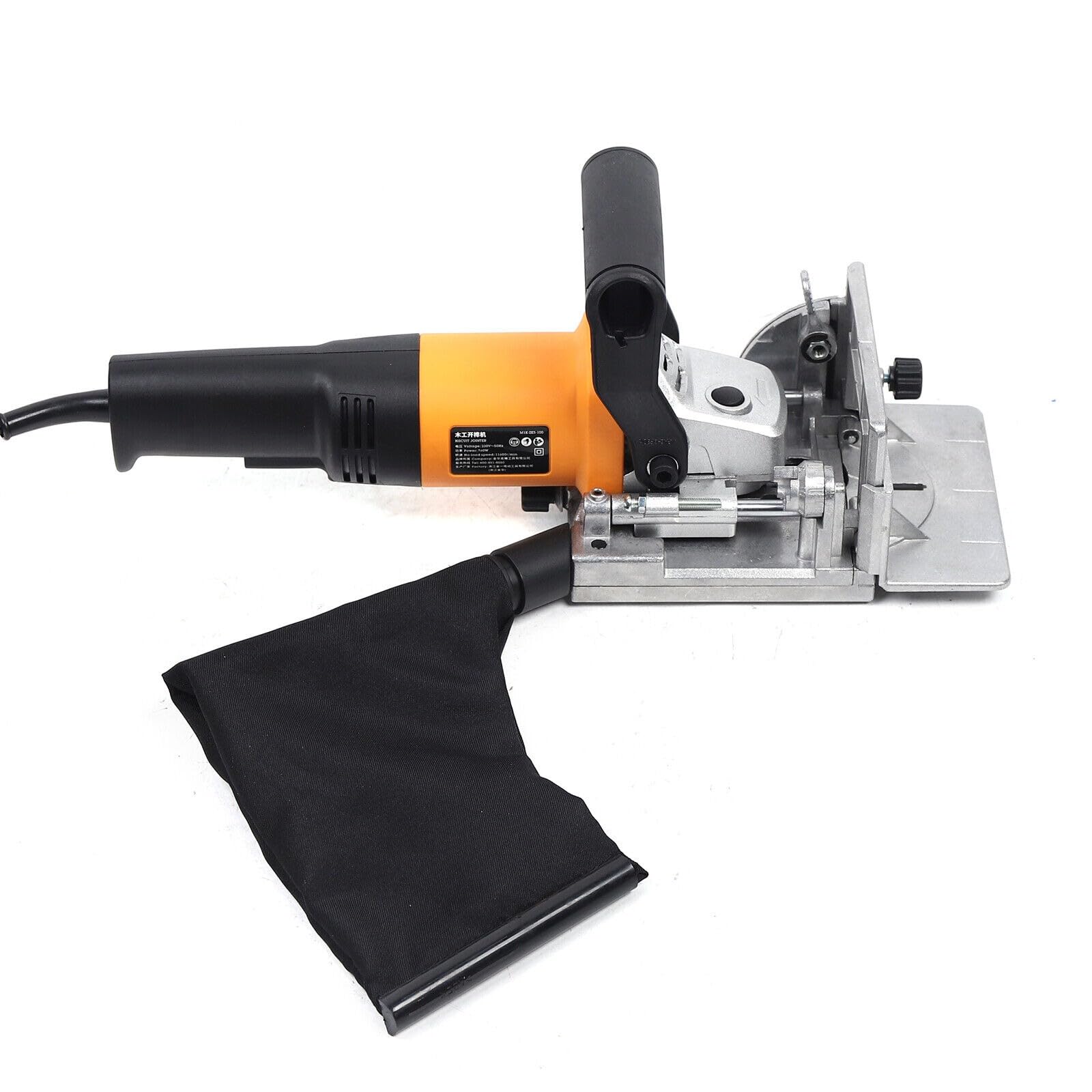 Fresa per la lavorazione del legno, fresa per scanalature Tenoning, fresa piatta 220 V, per collegamenti precisi del legno, angolo e profondità regolabili, per falegnameria e officine
