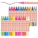 Paint Pens for Rocks, 32 Vibrant Colors Paint Markers Kit for Glass, Stone, Wood, Fabric, Metal, Ceramic, Rock & More, Medium Point, Oil Based Paint Marker, Quick-Dry, Great Back to School Gift Idea